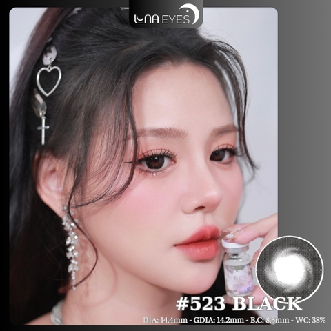 (Luna Eyes) 523 BLACK - size to