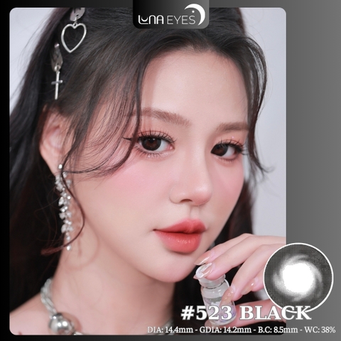 (Luna Eyes) 523 BLACK - size to