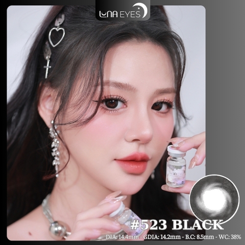 (Luna Eyes) 523 BLACK - size to
