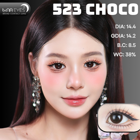 (Luna Eyes) 523 CHOCO - size to