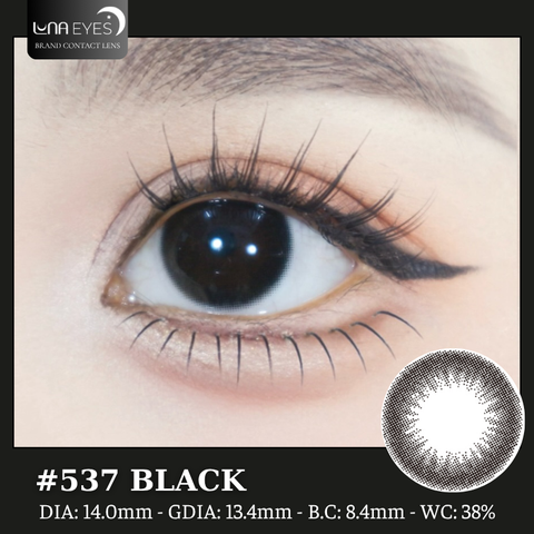 (Luna Eyes) 537 BLACK - size nhỏ