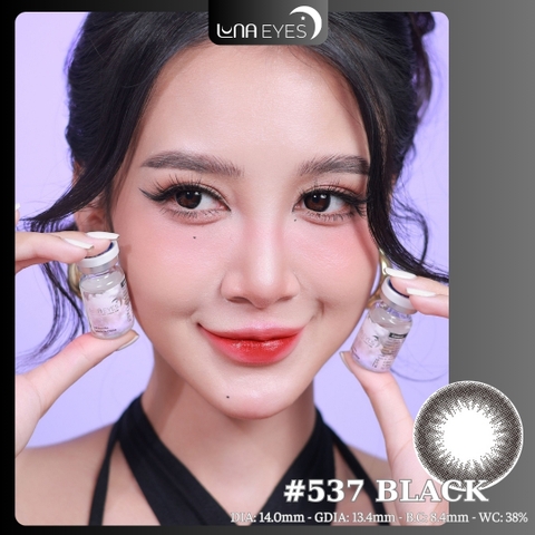(Luna Eyes) 537 BLACK - size nhỏ