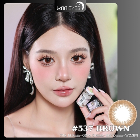 (quà tặng) 537 BROWN - size nhỏ