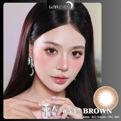 (quà tặng) 537 BROWN - size nhỏ