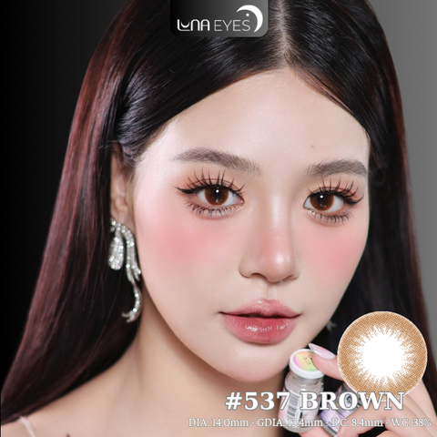 (quà tặng) 537 BROWN - size nhỏ