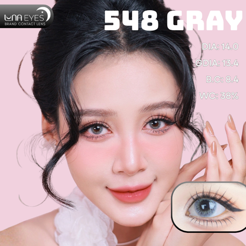 (Luna Eyes) 548 GRAY - size nhỏ