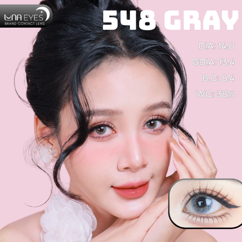 (Luna Eyes) 548 GRAY - size nhỏ