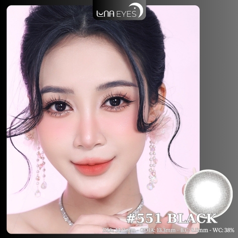 (Luna Eyes) 551 BLACK- size nhỏ
