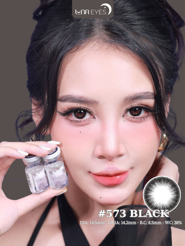 (Luna Eyes) 573 BLACK - size to