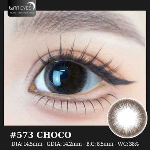 (Luna Eyes) 573 CHOCO - size to