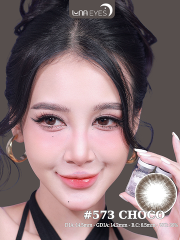 (Luna Eyes) 573 CHOCO - size to