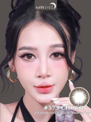 (Luna Eyes) 573 CHOCO - size to