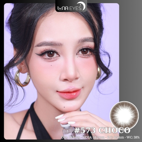 (Luna Eyes) 573 CHOCO - size to