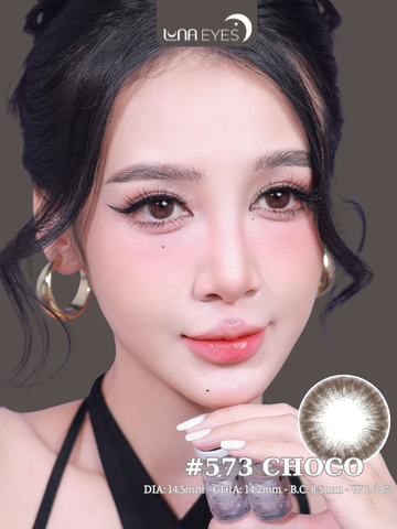 (Luna Eyes) 573 CHOCO - size to