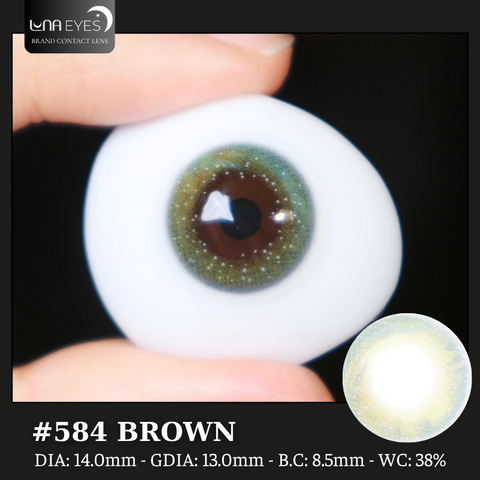 (quà tặng) 584 BROWN - size nhỏ