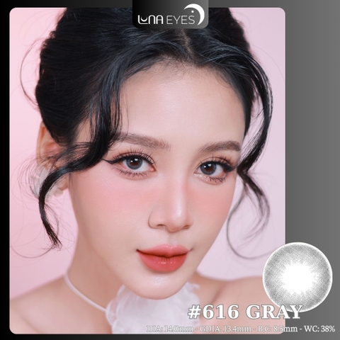 (Luna Eyes) 616 GRAY - size nhỏ