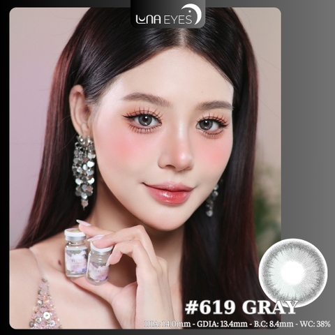 (Luna Eyes) 619 GRAY - size nhỏ