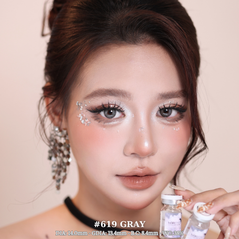 (Luna Eyes) 619 GRAY - size nhỏ