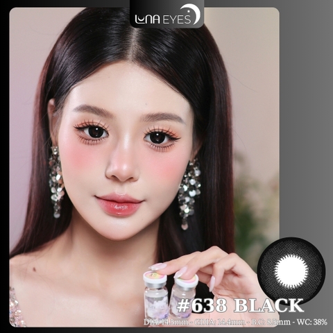 (Luna Eyes) 638 BLACK - size to