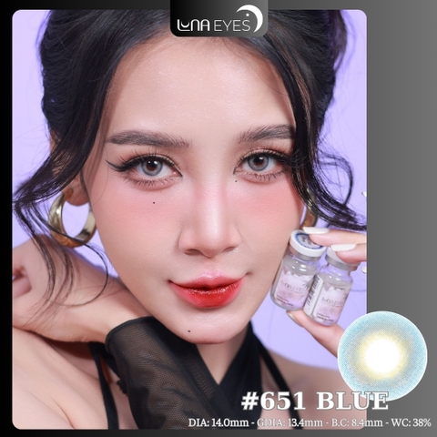 (Luna Eyes) 651 BLUE - size nhỏ