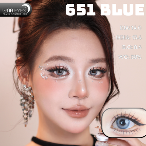 (Luna Eyes) 651 BLUE - size nhỏ