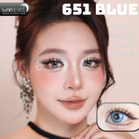 (Luna Eyes) 651 BLUE - size nhỏ