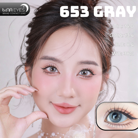 (quà tặng) 653 GRAY - size nhỏ