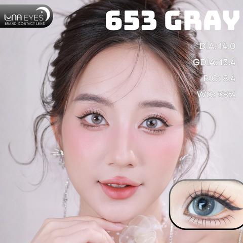 (quà tặng) 653 GRAY - size nhỏ