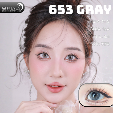 (quà tặng) 653 GRAY - size nhỏ