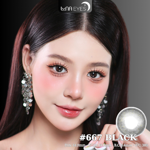 (quà tặng) 667 BLACK - size nhỏ