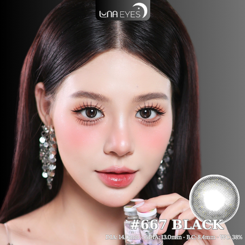 (quà tặng) 667 BLACK - size nhỏ