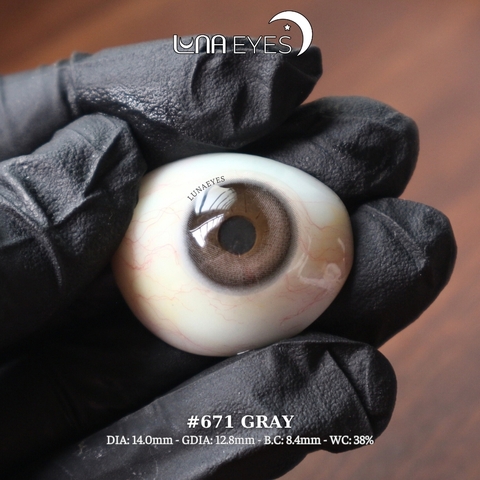 (Luna Eyes) 671 GRAY - size nhỏ