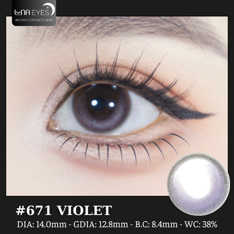 (quà tặng) 671 VIOLET - size nhỏ