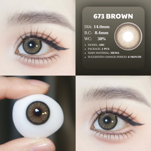 PP 673 BROWN - size nhỏ