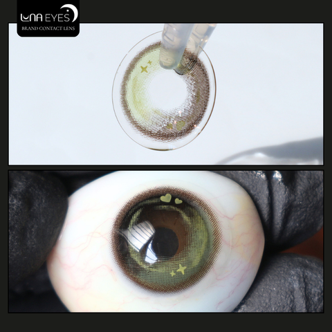 (Luna Eyes) 724 GREEN - size to