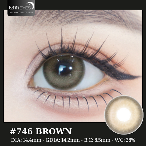 (Luna Eyes) 746 BROWN - size to