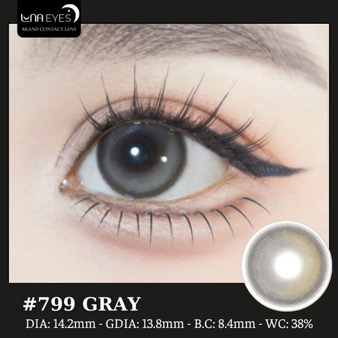 (Luna Eyes) 799 GRAY - size vừa