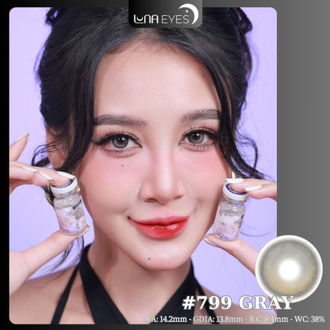 (Luna Eyes) 799 GRAY - size vừa