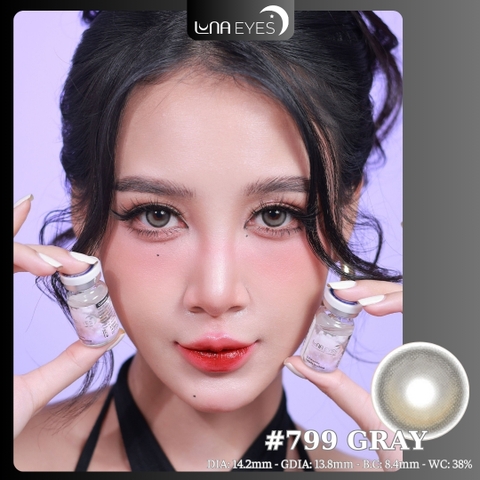 (Luna Eyes) 799 GRAY - size vừa