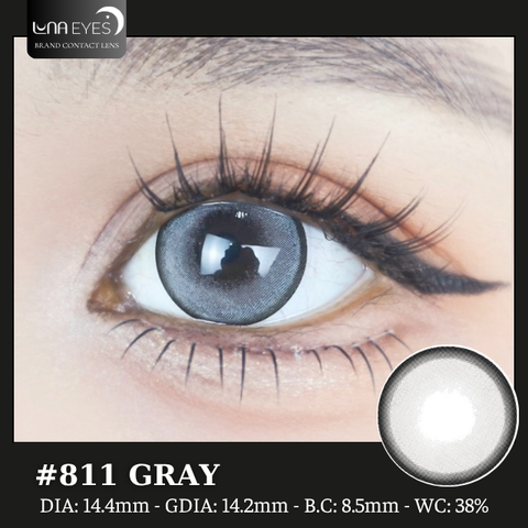 (Luna Eyes) 811 GRAY - size to