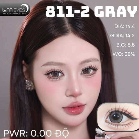 (Luna Eyes) 811 GRAY - size to