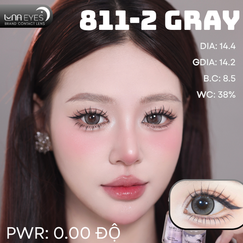 (Luna Eyes) 811 GRAY - size to