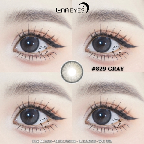 (Luna Eyes) 829 GRAY - size vừa