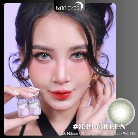 (Luna Eyes) 839 GREEN - size vừa