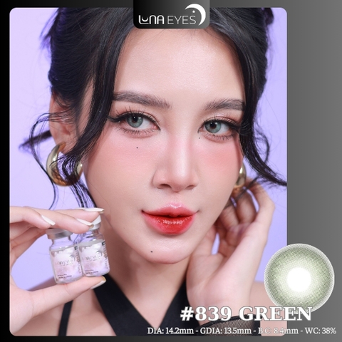 (Luna Eyes) 839 GREEN - size vừa