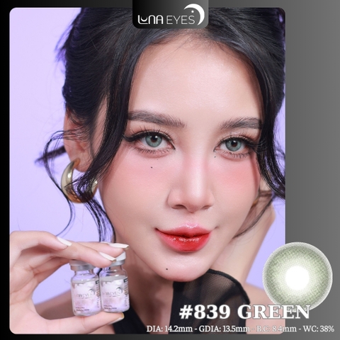 (Luna Eyes) 839 GREEN - size vừa
