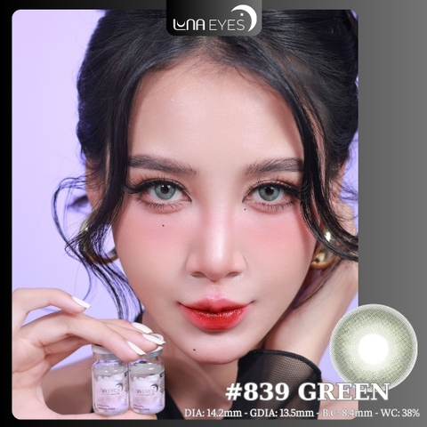 (Luna Eyes) 839 GREEN - size vừa