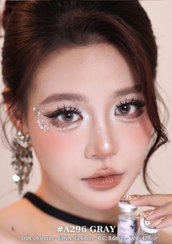 (Luna Eyes) A296 GRAY - size nhỏ
