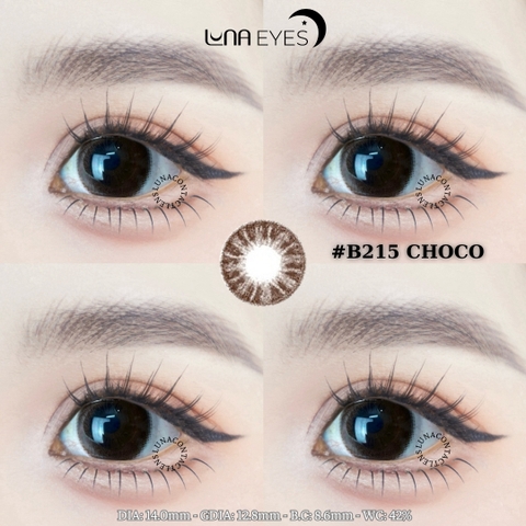 (Luna Eyes) B215 CHOCO - size nhỏ