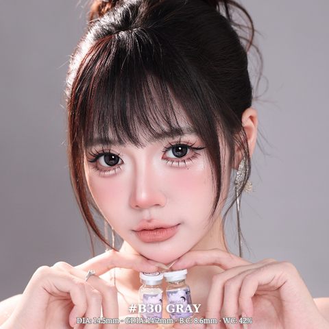 (Luna Eyes) B30 Gray - size to